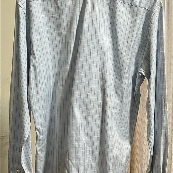 Prada Blue Pin Striped Dress Shirt Size 41–New with Tags - Picture 2 of 5